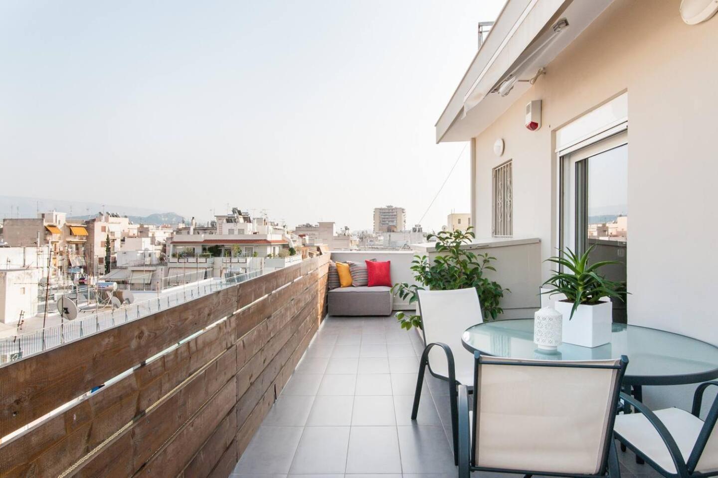 Ma Maison Nο 1, Penthouse, Acropolis And Lycabettus View, Ultra High Speed Internet 300 Mbps, 15' To Acropolis By Metro, 1' From Metro Station Афіни Екстер'єр фото